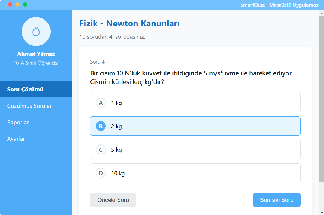 Masaüstü Uygulaması Ekran Görüntüsü